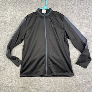 Vintage Y2k And1 Jacket Mens Size Large Black Full Zip Athletic Basketball Mix